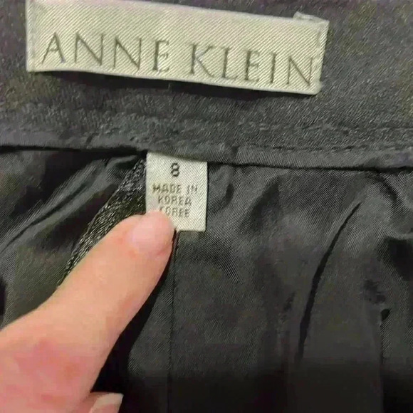 Anne Klein fully lined wool trouser pants. Size‎ 8 - Picture 3 of 11